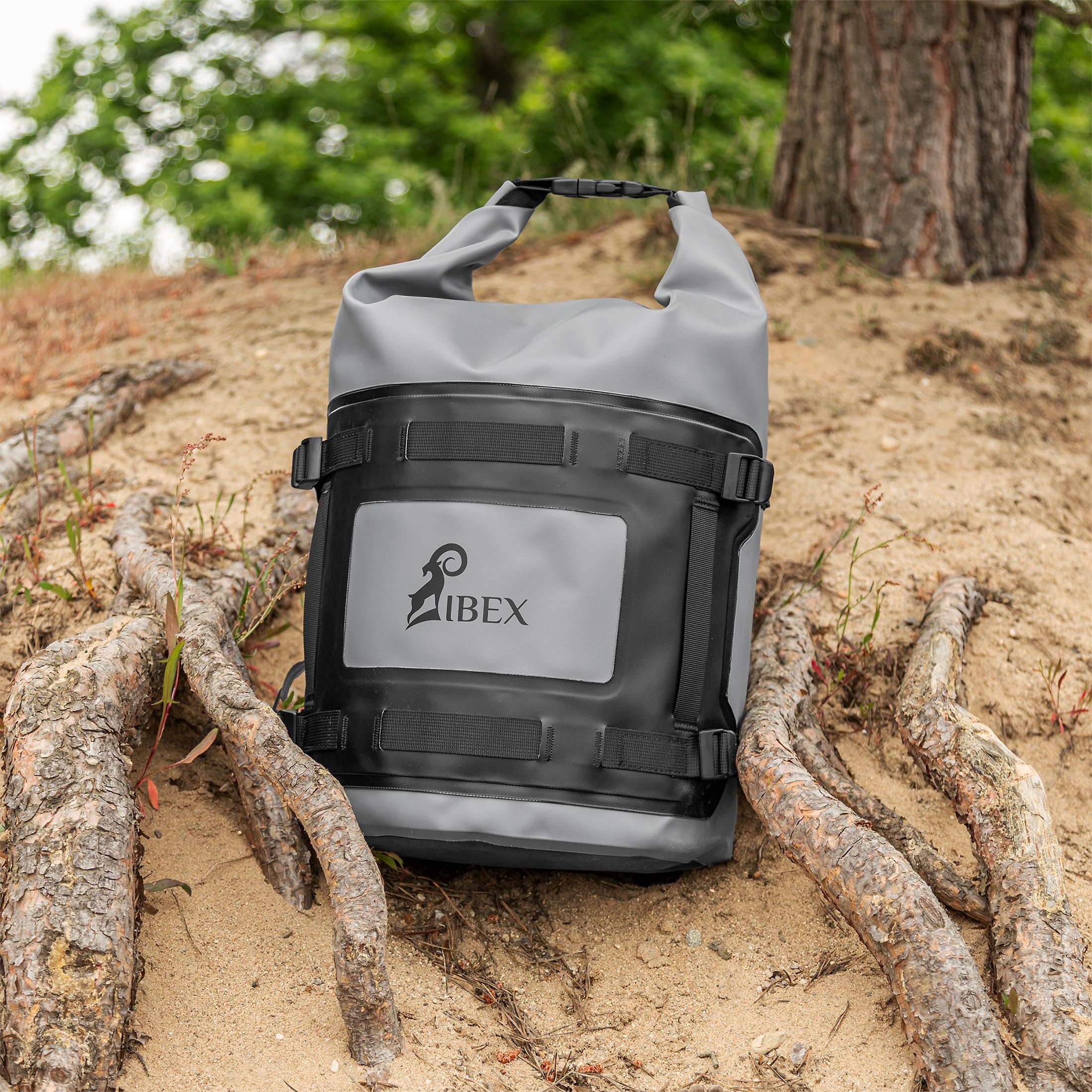 Motorrad Hecktasche 20 L - Drybag mit Rollverschluss & Rucksackträgern