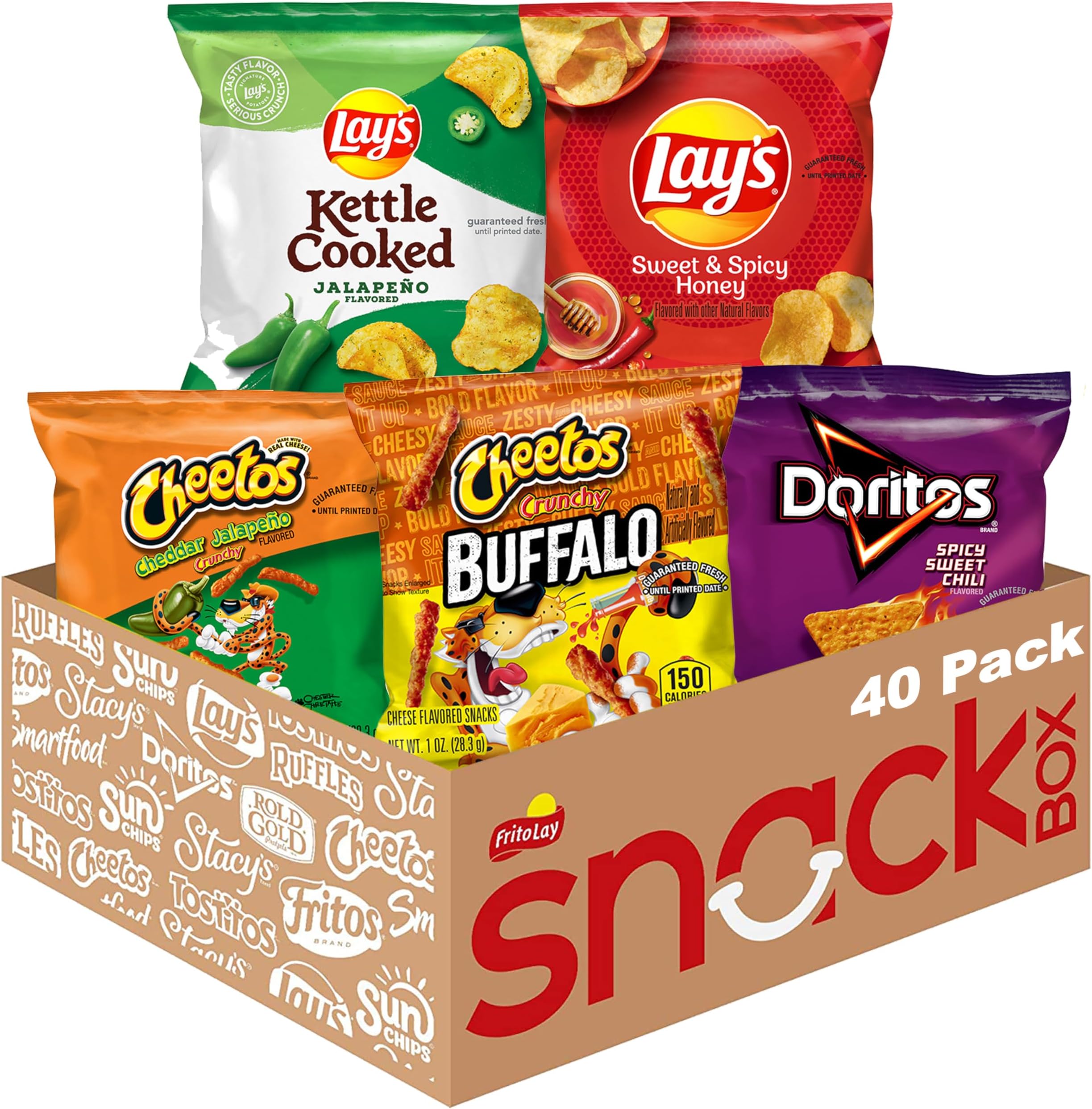 Frito-Lay Sweet & Spicy Chips Variety Pack (Pack of 40)