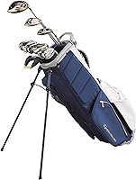 TaylorMade Kalea Gold Women's Complete Golf Set: Ultralight Driver, Forgiving Irons, Putter & Premium Bag