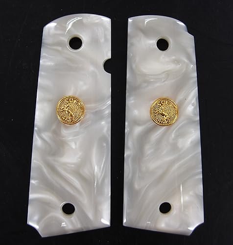 Miniatura 2 de Puños Colt 1911 White Pearl