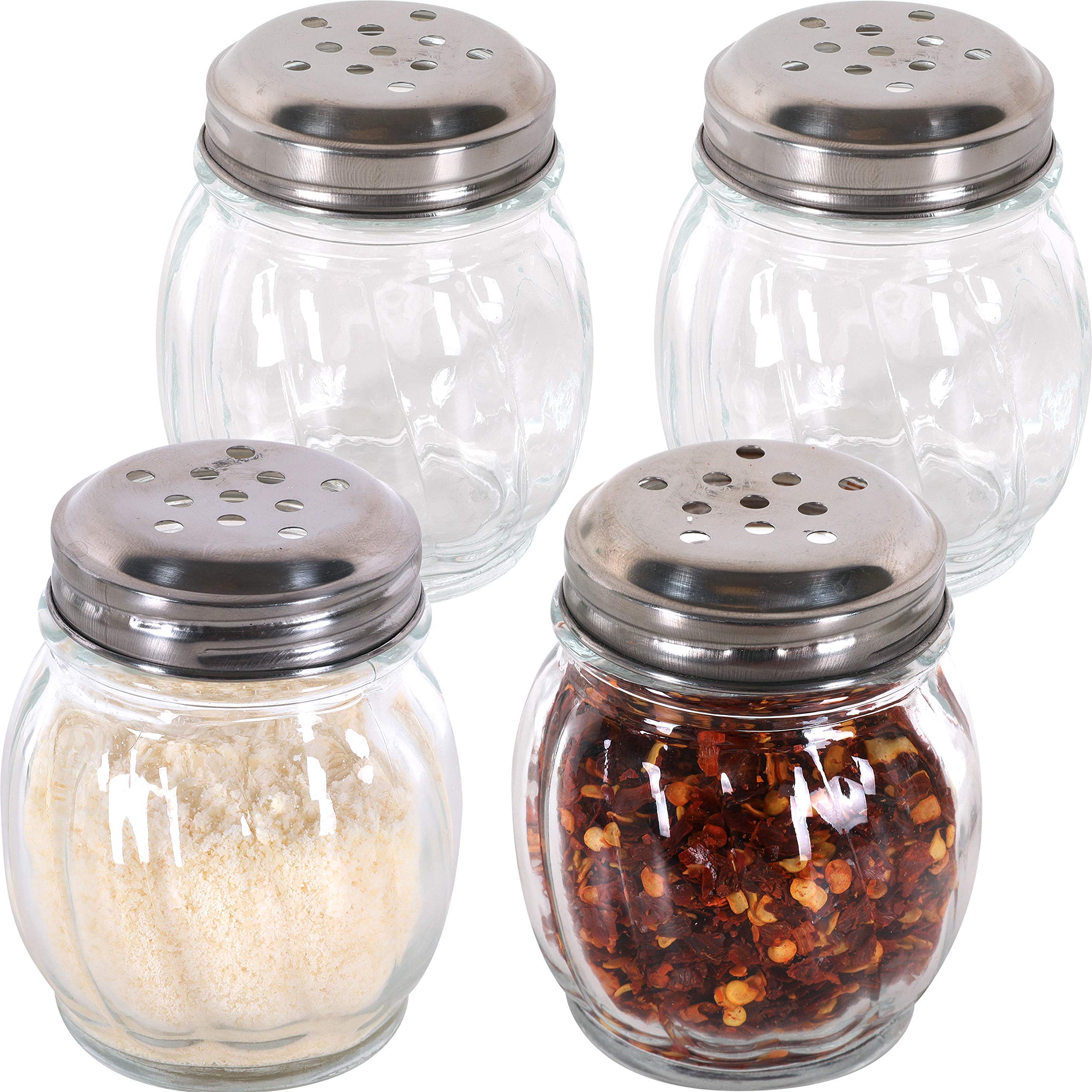 12 Pièces Shaker à épices Bouteille D'assaisonnement En Acier Inoxydable Avec Couvercle Rotatif Cuisine Gadget Outil De Barbecue Verre Pot à épices | Leroy Merlin