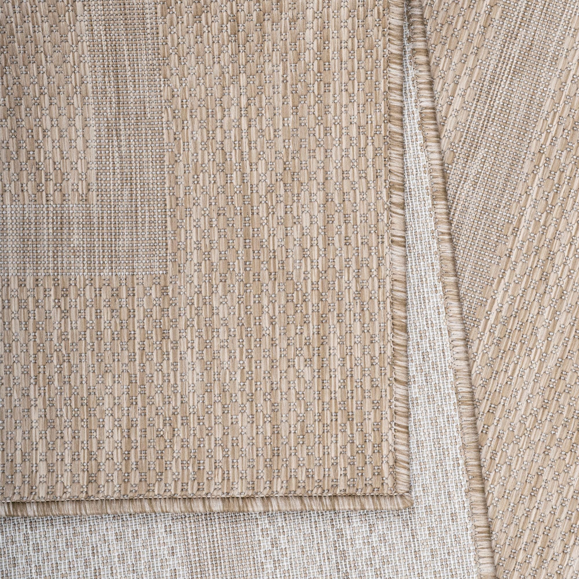 Tapijten en vloerkleden, Rond Buitenkleed 200cm, Rond Vloerkleed Groot, Opvouwbaar Buiten Weerbestendig, Antislip Buiten voor, Veranda, Balkon