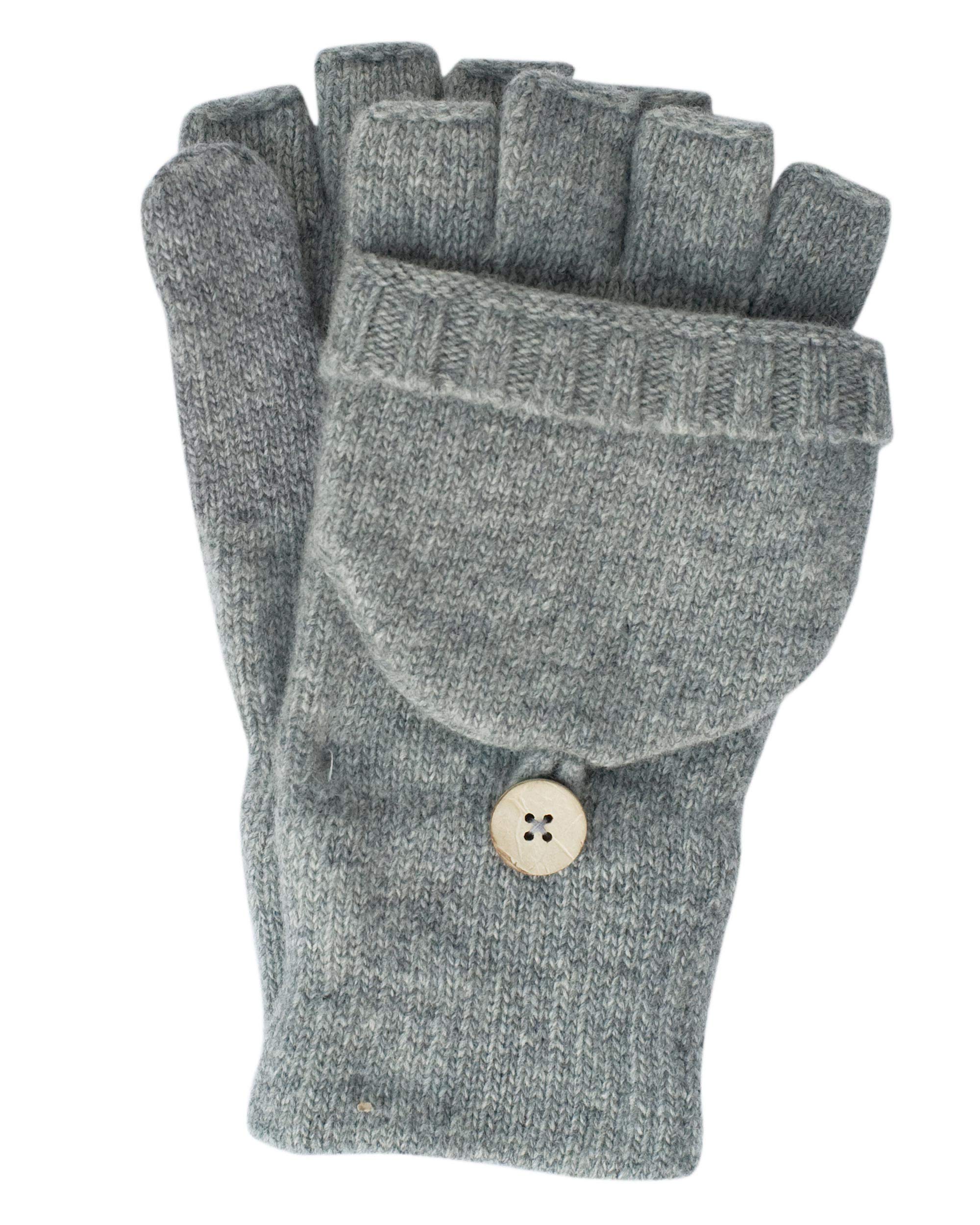 Foster-Natur, guanti in lana da uomo e donna, 100% lana merino