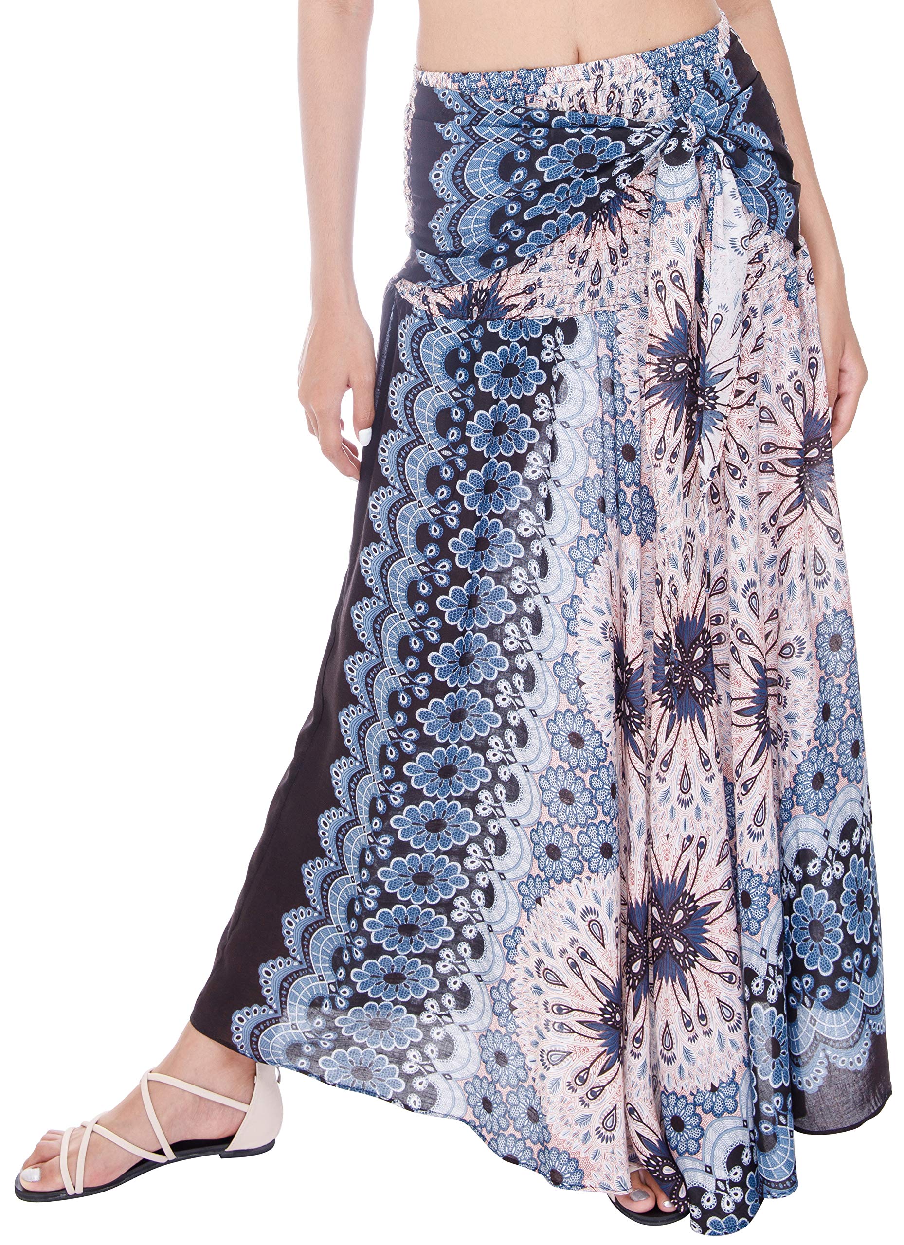 Joob JoobLong Boho Skirts for Women - Bohemian Hippie Maxi Summer Skirt