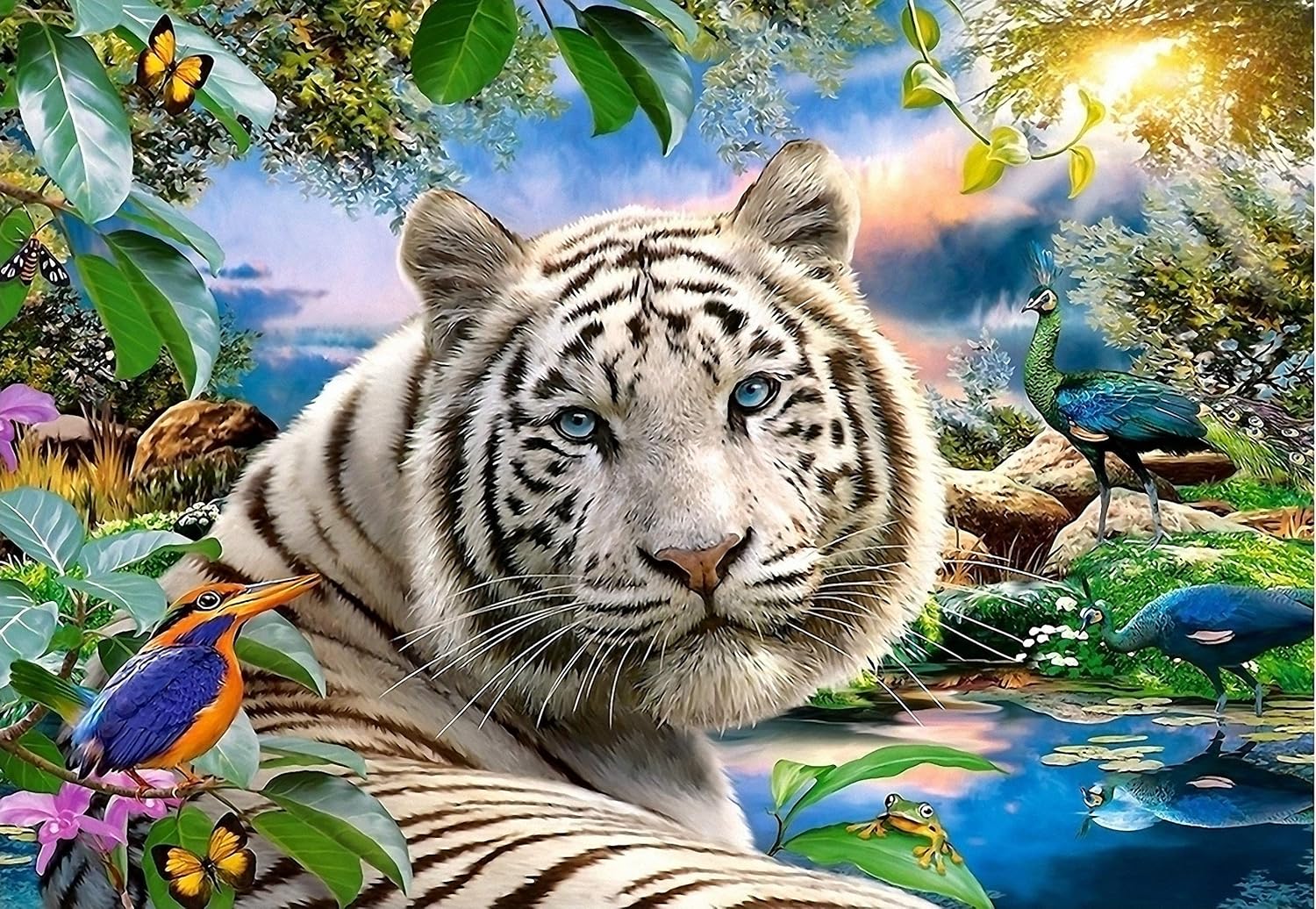 Diamond Painting Kit 16x12 Inch, 5D DIY Diamond Painting