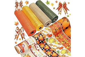 Yuefunny Fall Mesh Ribbon