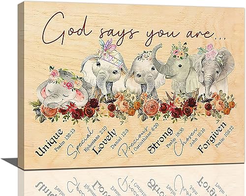 Decoración de margaritas para pared, diseño rústico de margaritas azules y mariposas, decoración de pared, impresiones en lienzo cristianas de Just