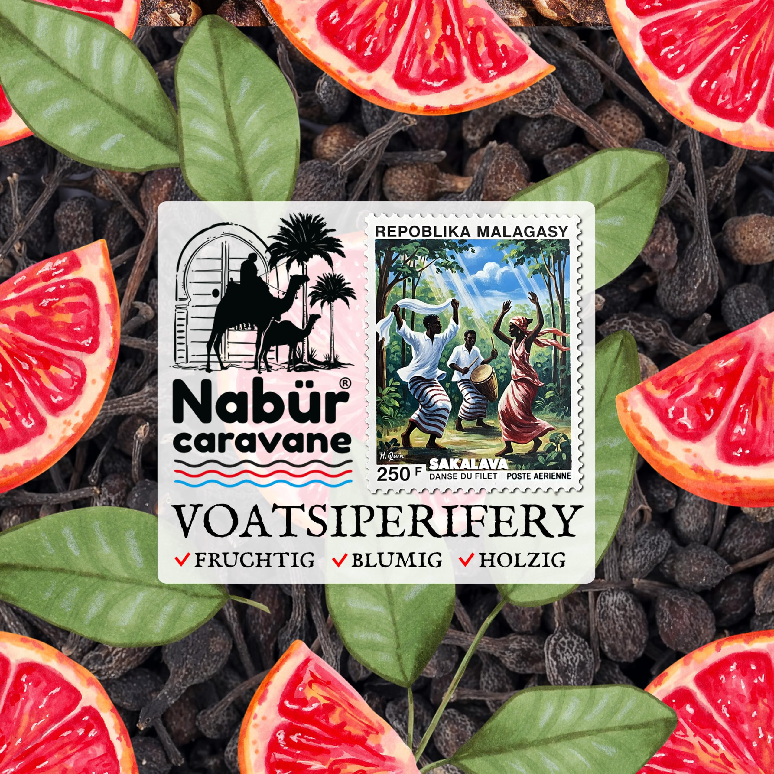 Nabür, 200 g Wilder Pfeffer Voatsiperifery-Pfeffer aus Madagaskar, Gourmet, wilder Madagaskar-Pfeffer