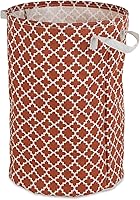 Vista 12 de DII Laundy Collection, cubo plegable recubierto de polietileno, celosía aguamarina, cesta para la ropa sucia