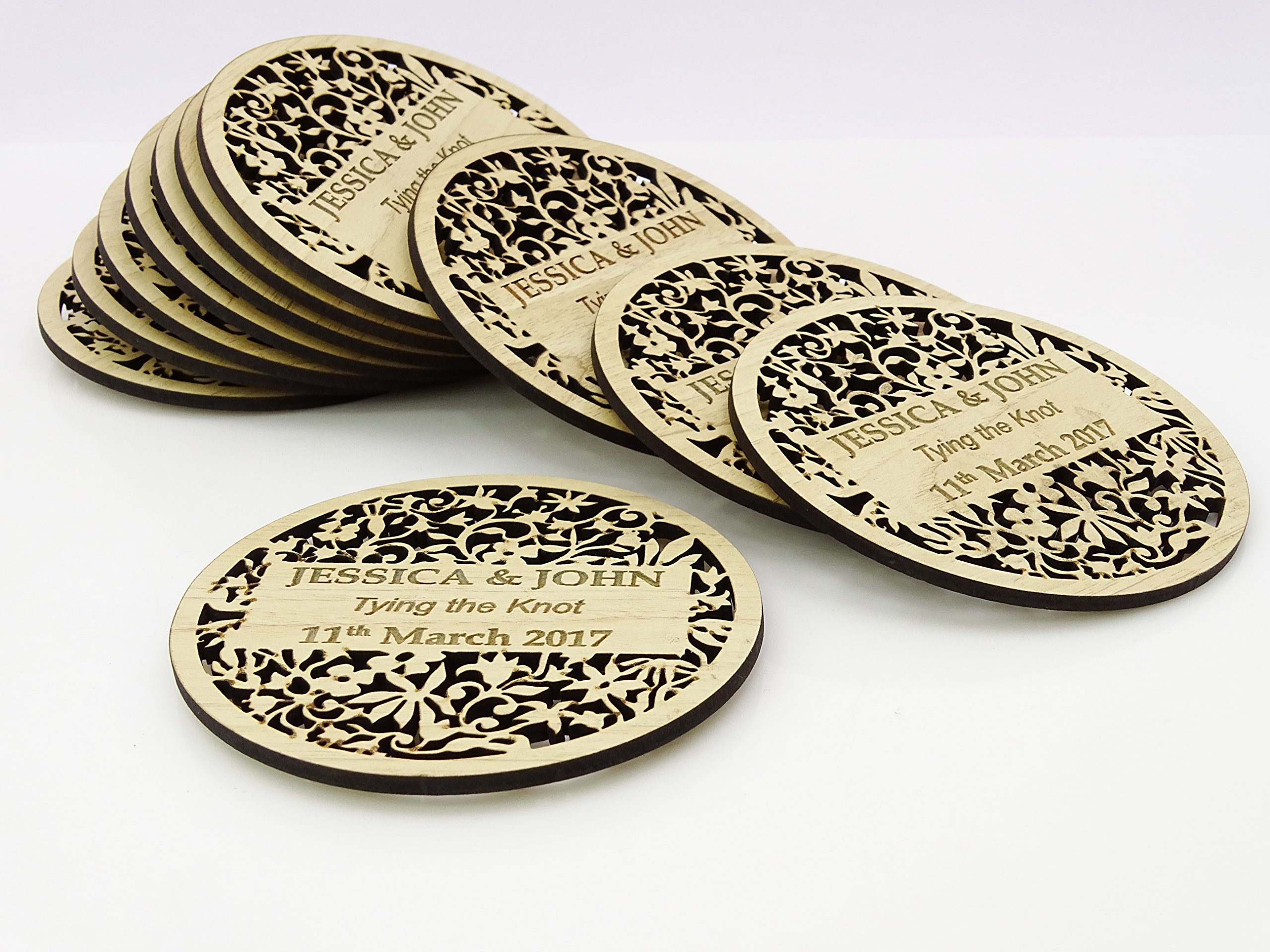 Rustikale Hochzeit Abwehr das Holz Magnet 30 Individuelle Gravur Holz Magnet Personalisierte Geschenke