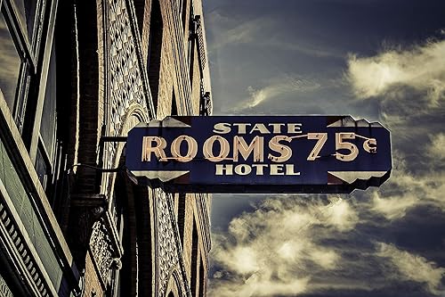 Photo Print - Abstracts - State Hotel Room Sign - Seattle