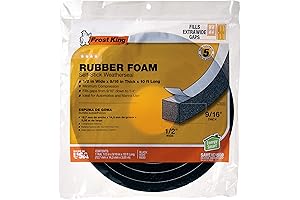 Frost King Black Sponge Rubber Foam Tape: Your Essential Companion for Versatile Sealing