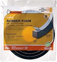 Vista 1 de Cinta de espuma Thermwell R930H, 1/2" x 9/16", Negra