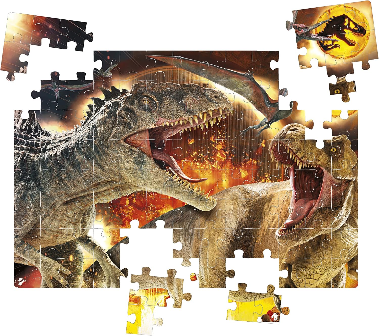 Clementoni 80512 Supercolor Jurassic World Dominion -104-Piece, Children Jigsaw Puzzle Age 6, Made in Italy - Image 5