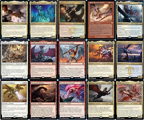 Miniatura 2 de Elite Commander Dragon Deck  5 colores  El Ur-Dragon  EDH cEDH  100 cartas  Magic Custom The Gathering Deck  Muy fuerte