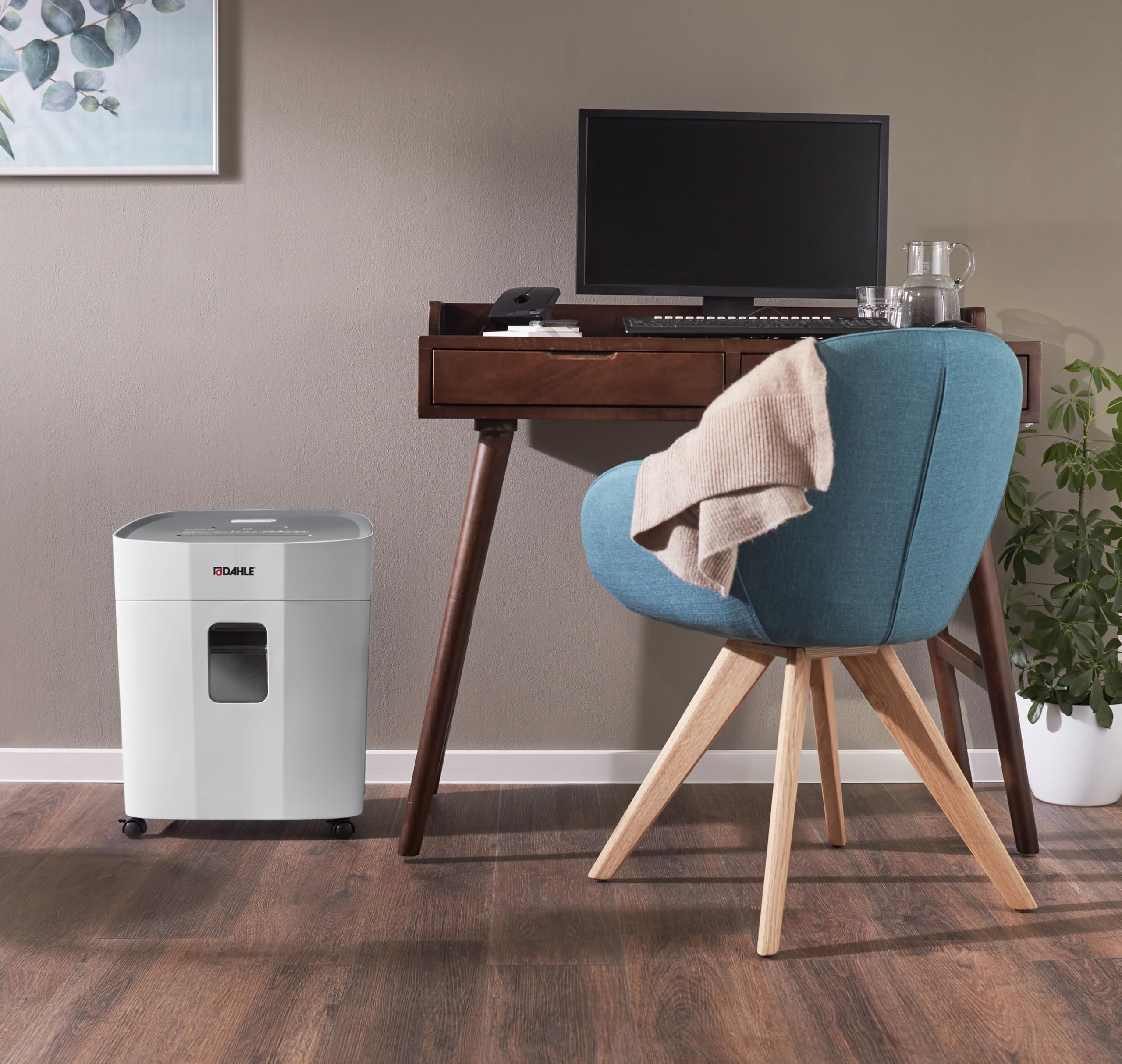 Dahle PaperSafe PS 240 Cross Cut Shredder - 10 Sheet Capacity With CD & Credit Card Destroyer