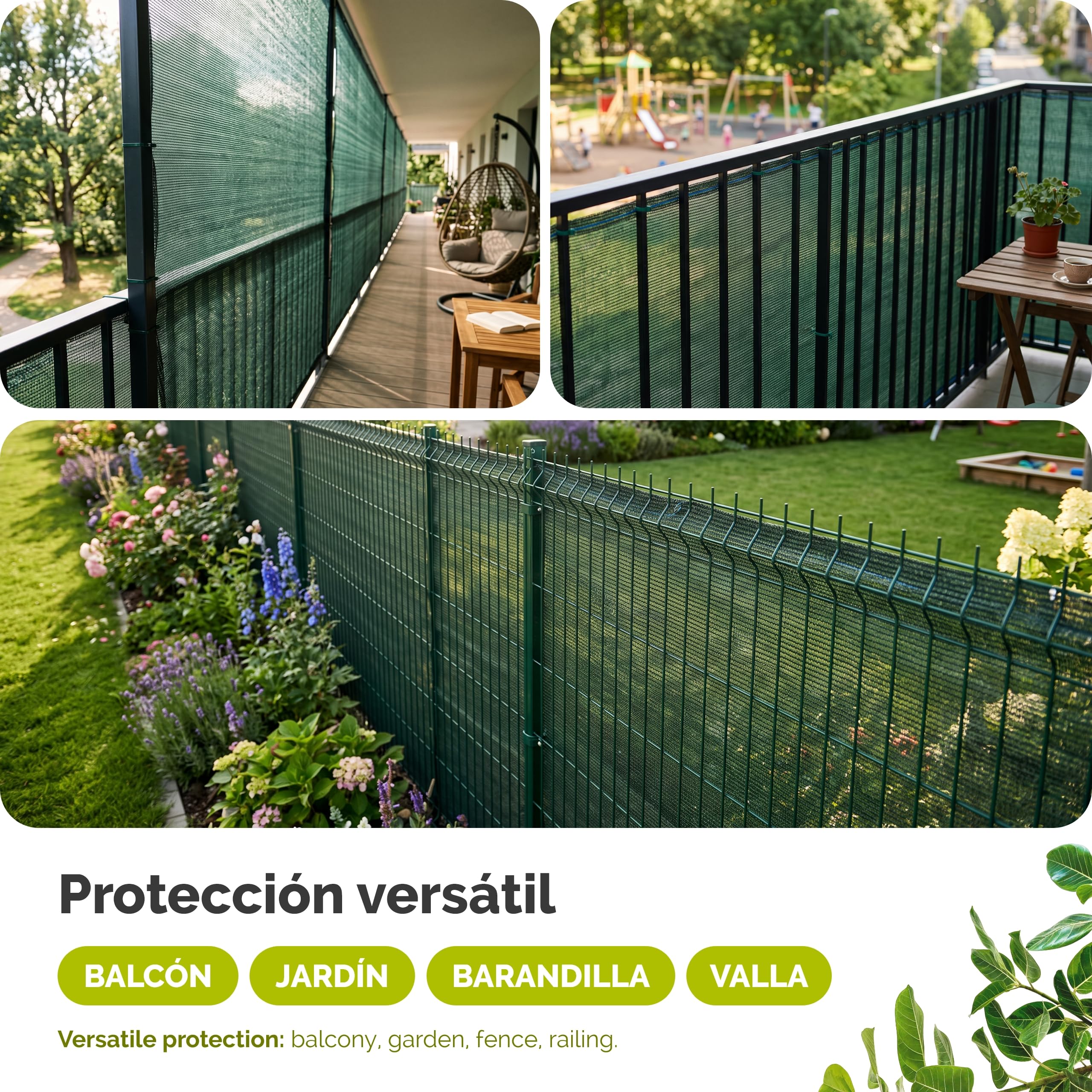 Garronda Malla de Sombreo 1,5 x 50 m 135 g/m² GD-0255