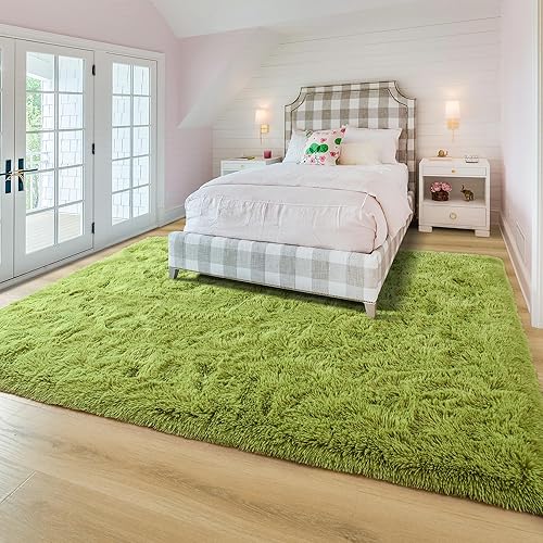 Vista 112 de JUNOVO - Alfombras de área ultra suaves de 3 x 5 pies, alfombras esponjosas para dormitorio, niños, niñas, bebés, sala de estar, suelo, cuarto