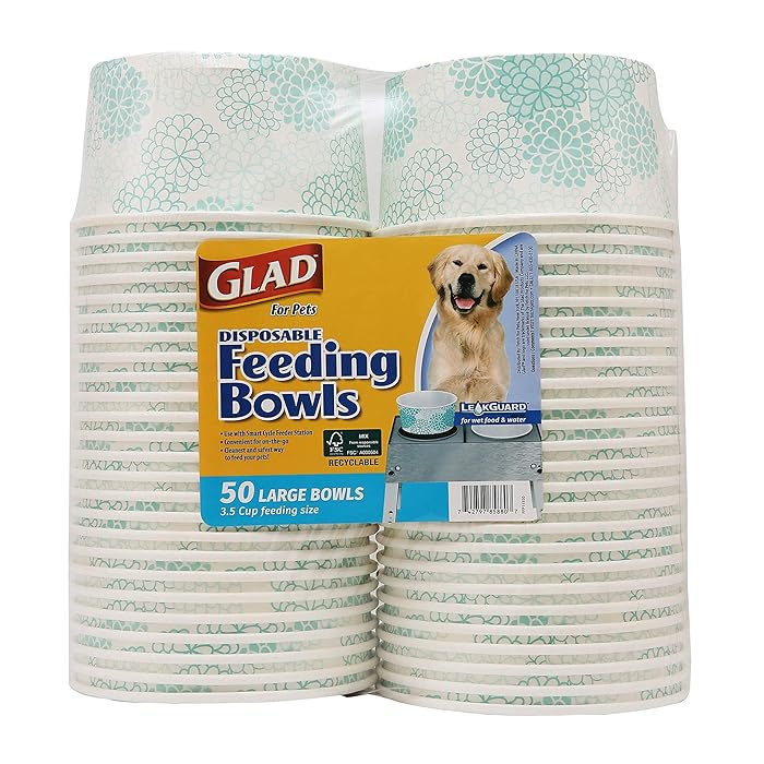 Buy Glad for Pets Smart Cycle Feeding Station Disposable Feeding Bowls