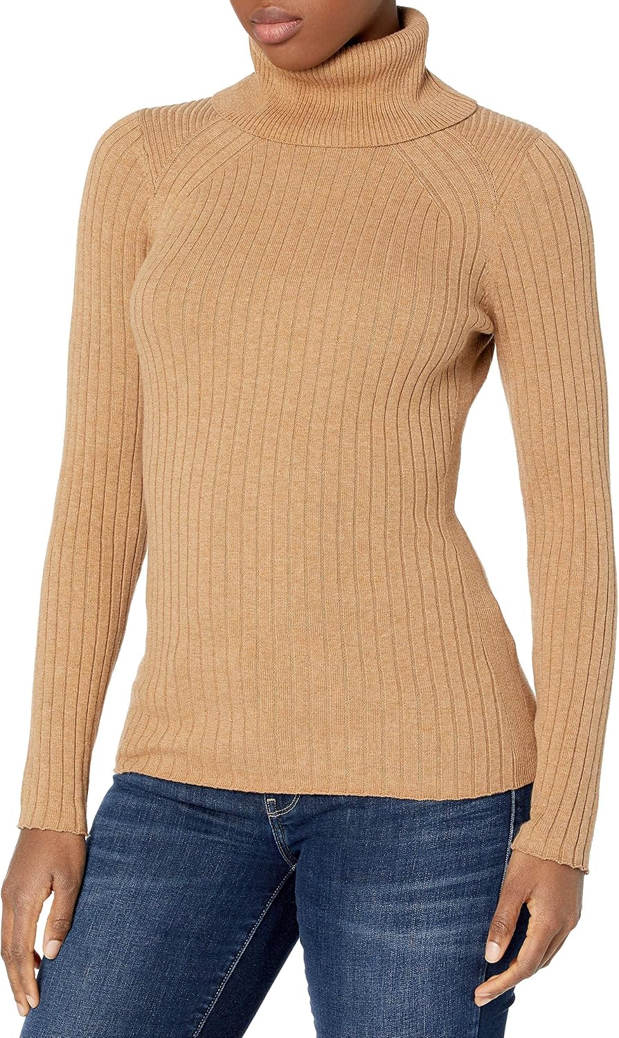 Ribbed Turtleneck Sweater 