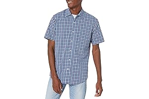 Van Heusen Men's Short Sleeve Poplin Shirt: Refined Style Meets Comfort