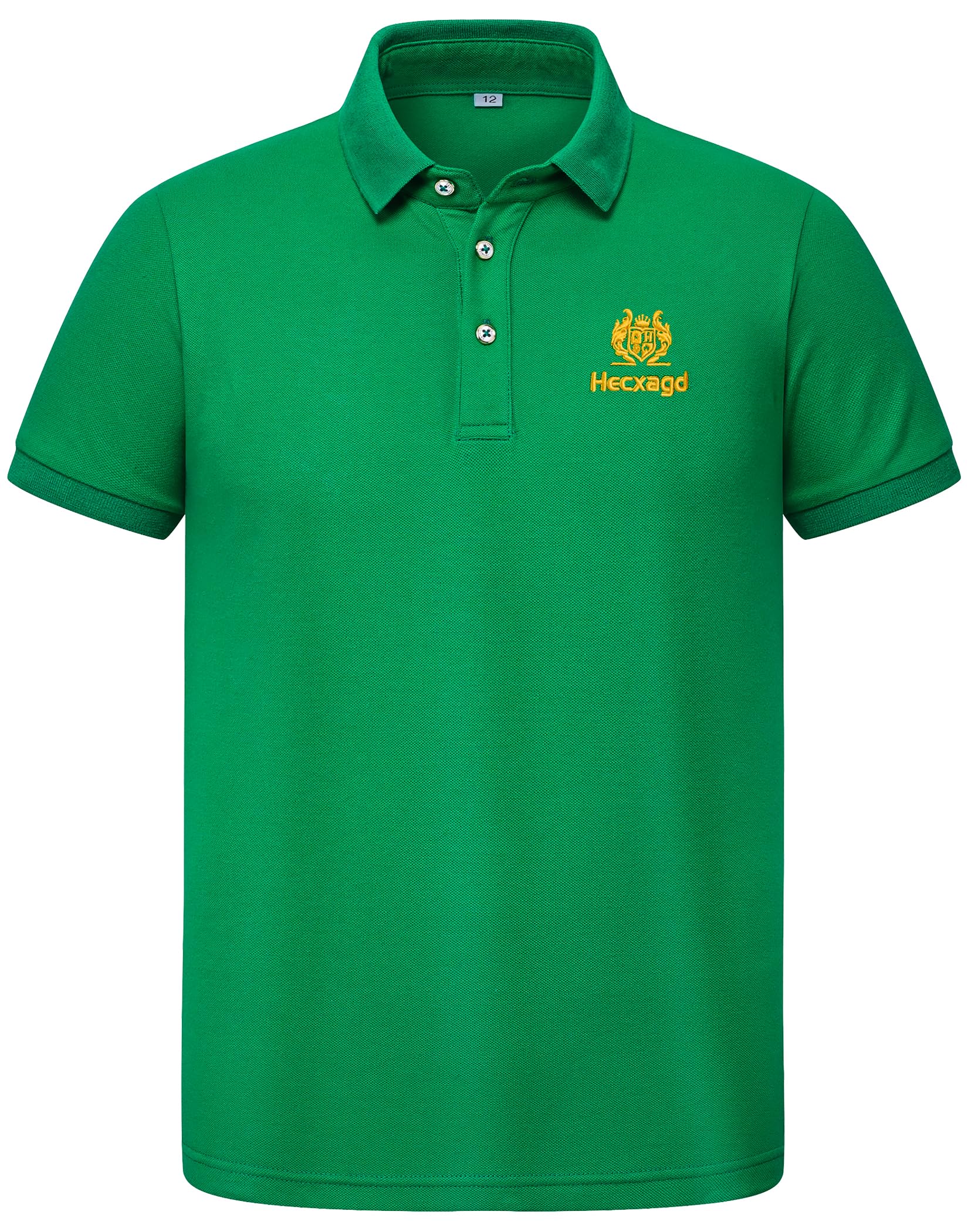 Boys Polo Shirt Cotton Performance Kids Golf Polo Shirts Short Sleeve Dry Fit School Uniform for Boys to Youth Polos 4T-16Y