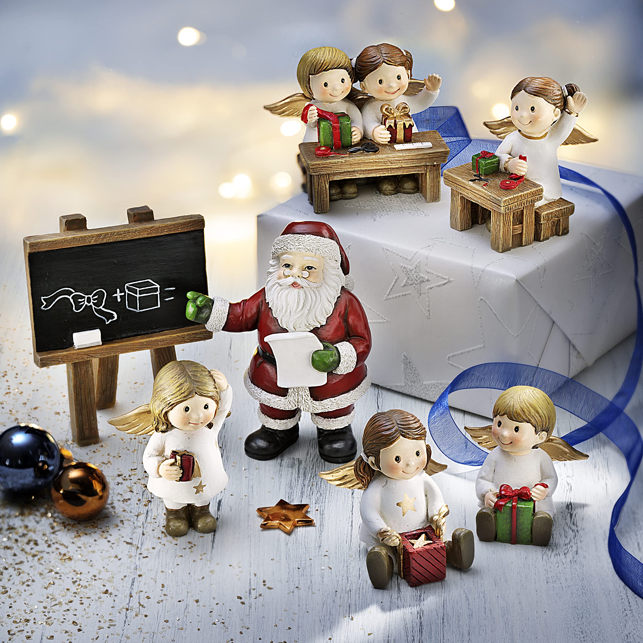 Weihnachtsfiguren Engel 3 Stück mit Instrumenten (Gebraucht) in Weihnachtsfiguren Engel 3 Stück mit Instrumenten (Gebraucht) in