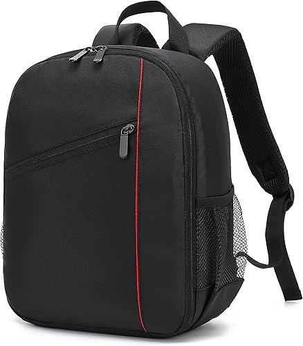 Miniatura 10 de Cámara digital DSLR impermeable, mochila de hombro para mujeres y hombres adolescentes (naranja)
