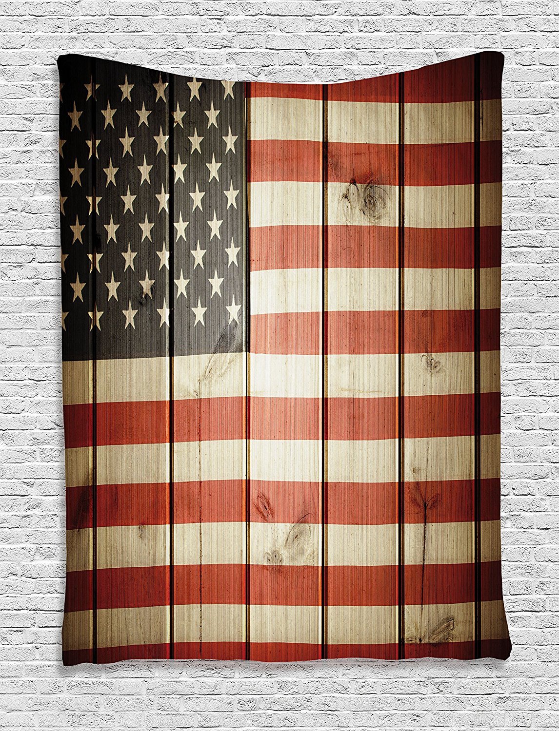 Amazon.co.jp: アメリカ国旗インテリアタペストリーby Ambesonne、USA