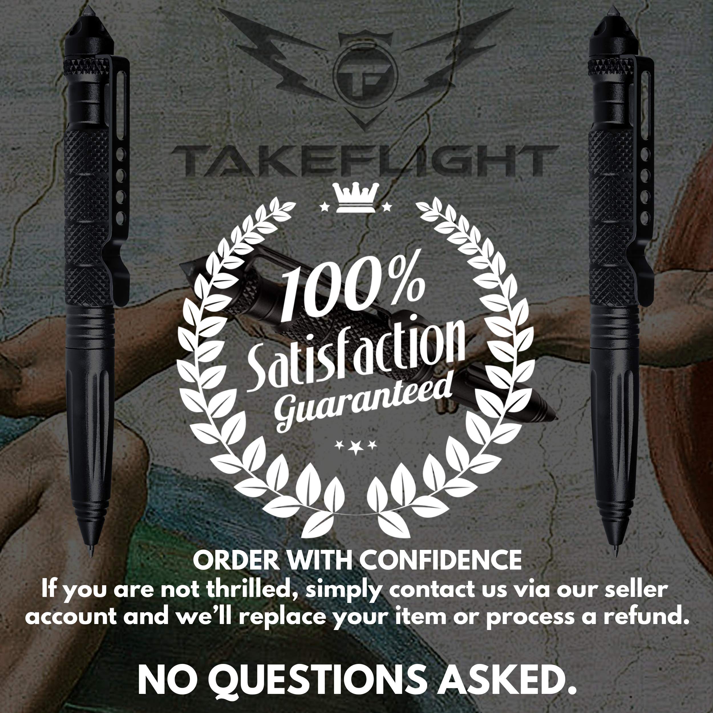 Buy TAKEFLIGHT Tactical Pen Survival Gear AircraftGrade Aluminum