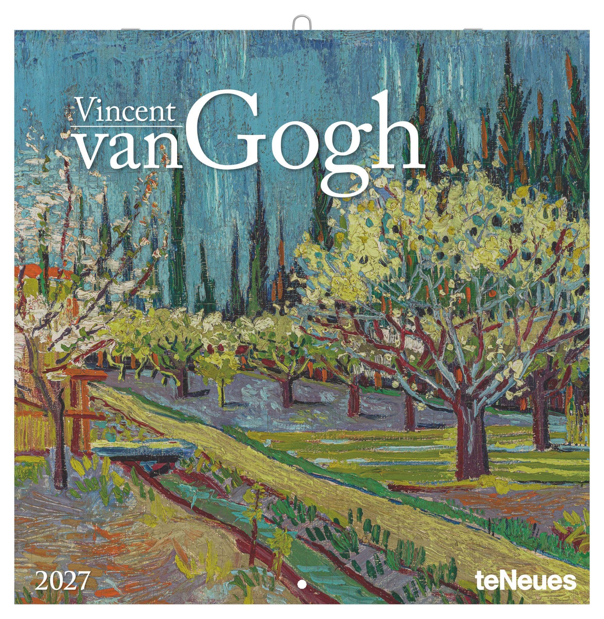 Vincent van Gogh 2027: Wandkalender 30x30 cm (30x60 cm geöffnet), Kunstkalender mit Meisterwerken der Malerei von Vincent Van Gogh