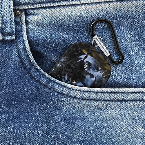 Miniatura 8 de Panther with Blue Eyes for Airpod Pro Case Cover Hard Shell Full Drop Protection Cover with Keychain Compatible with AirPod Pro 2nd1st Generation,