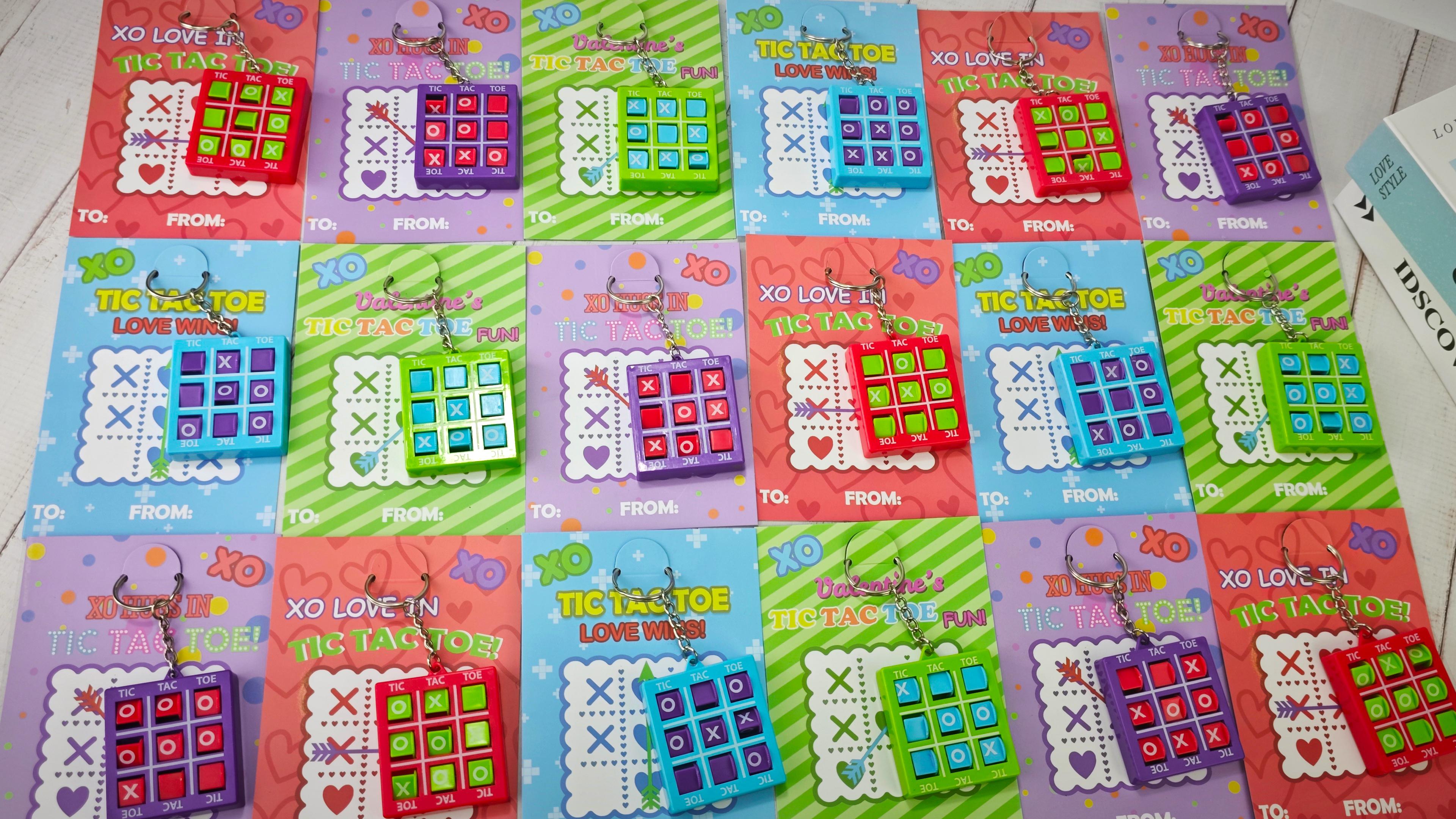 Amazon.com: Tic Tac Toe Valentines Day Gifts for Kids Classroom,20