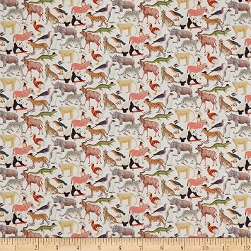 Liberty Fabrics Tana Lawn Quey 2 Multi, Fabric by The Yard