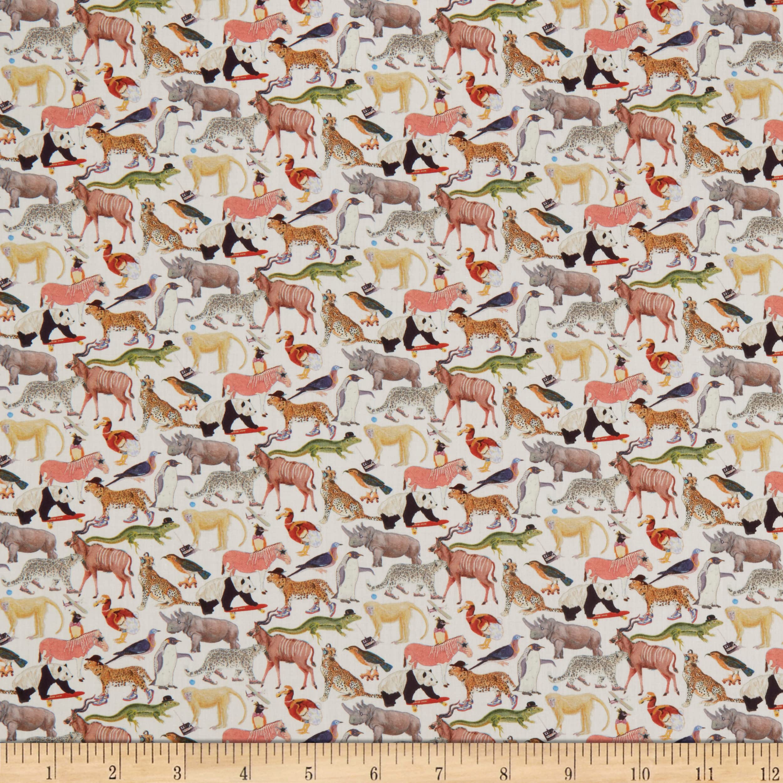 Liberty Fabrics Tana Lawn Quey 2 Multi, Fabric by The Yard