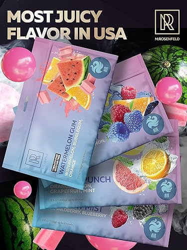 Miniatura 88 de Sabor a cachimba Blueberry Mint Herbal Blue Mist - 2.8 onzas - 2.82 oz de cachimba shisha sin tabaco melaza cachimba tabaco y nicotina Shisha sin