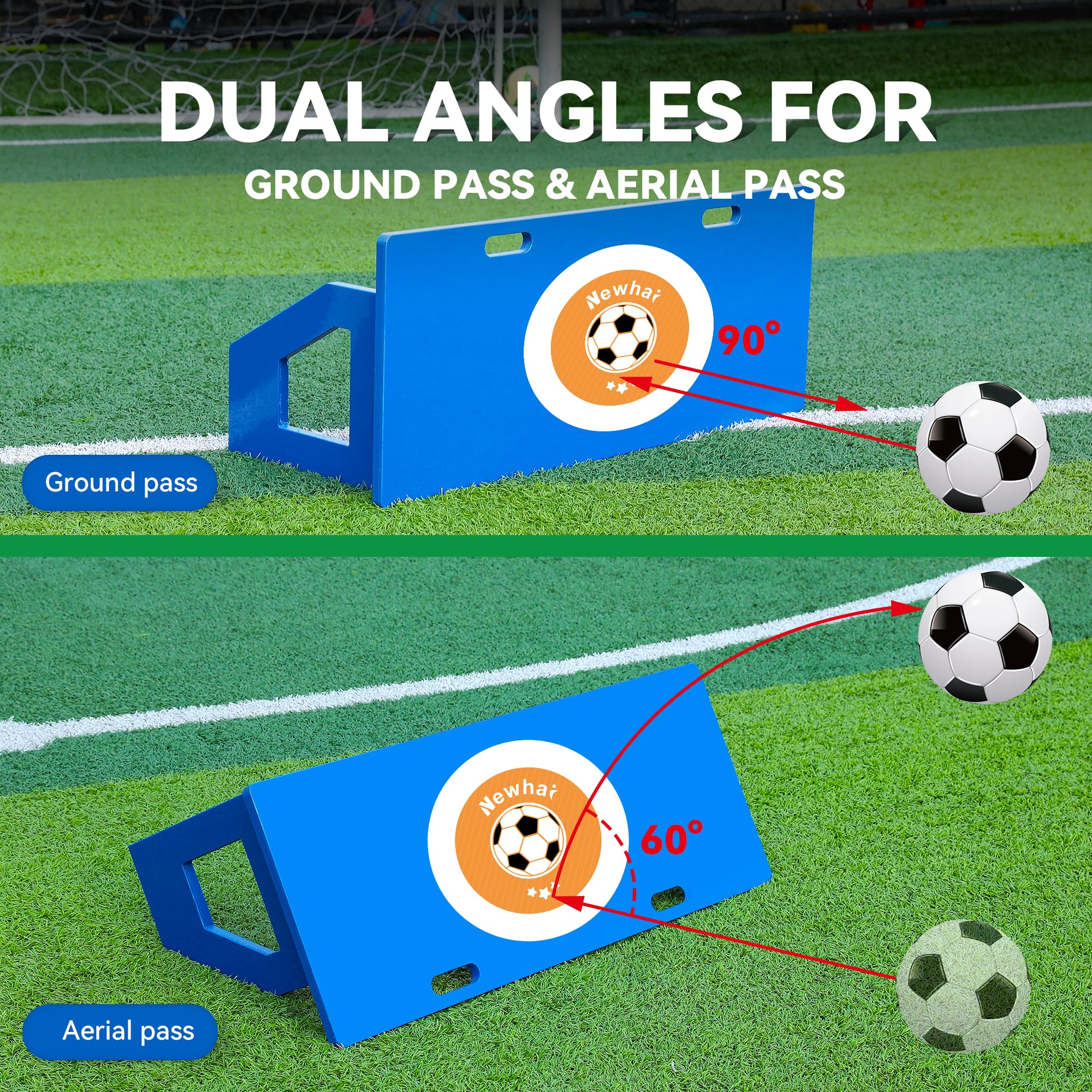 Soccer Rebounder Board 40 X 16 Foldable 2 Angles