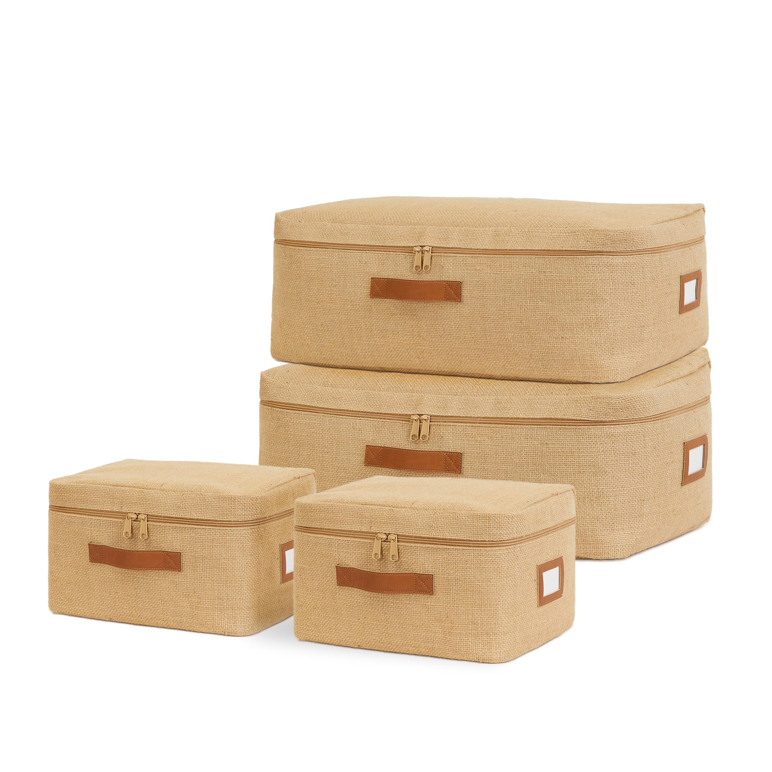 Ocean Home Textile 4'lü Jüt Hurç Set 2 Adet 30 x 22 x 18/2 Adet 52