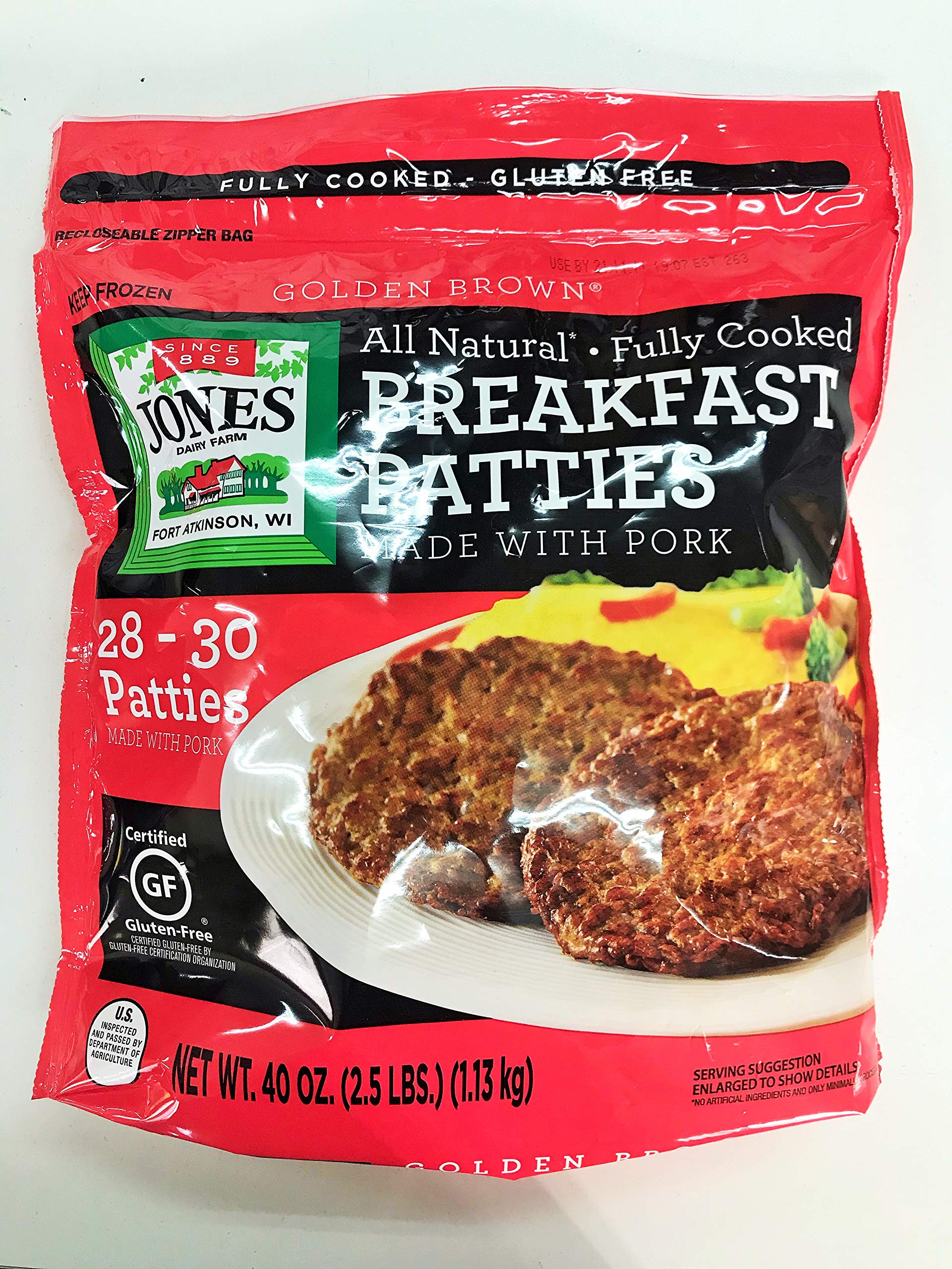 Amazon | コストコ 【冷凍】JONES ブレックファースト パティ ポーク