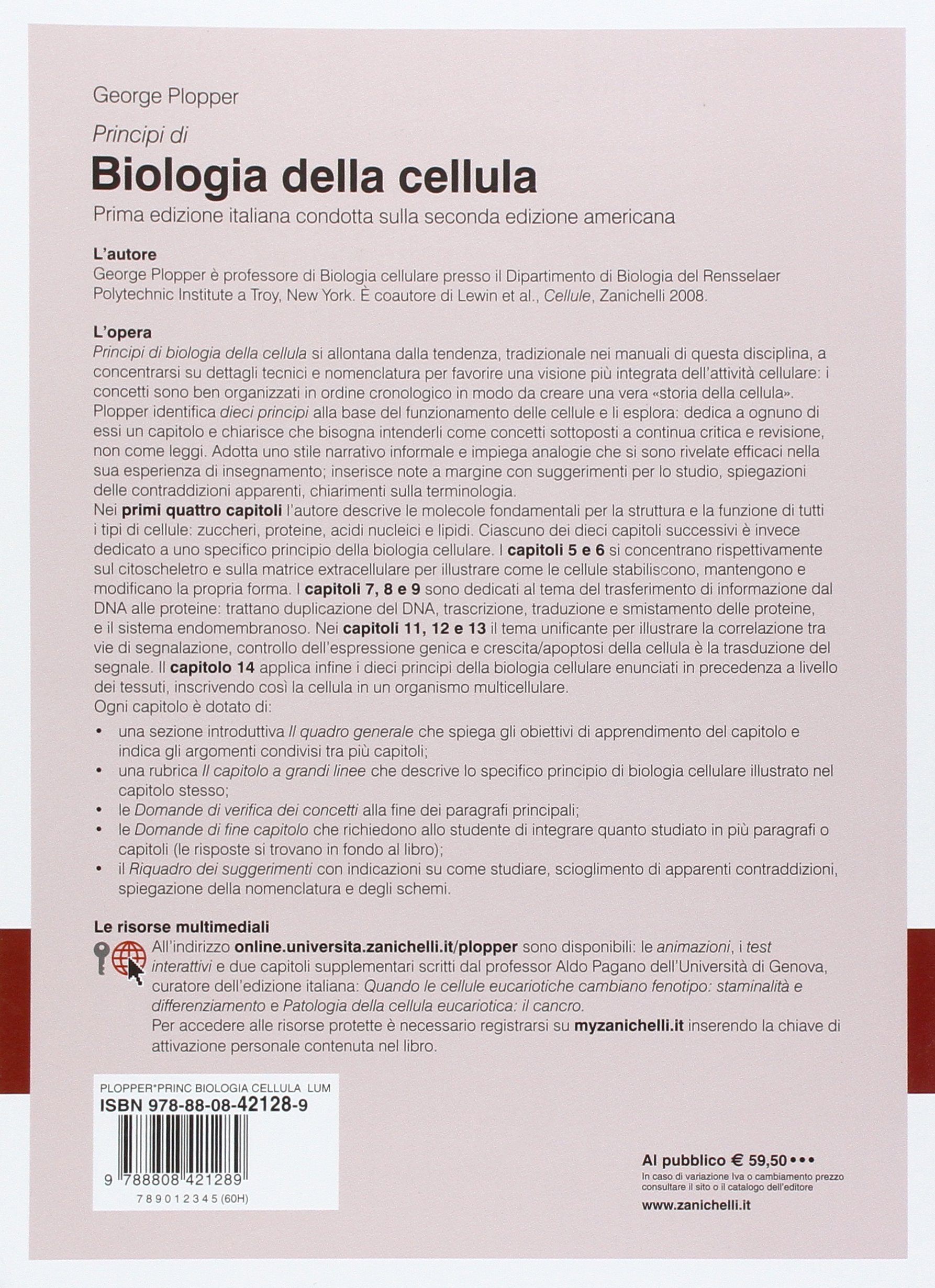 Principi di biologia della cellula. Con Contenuto digitale (fornito elettronicamente)