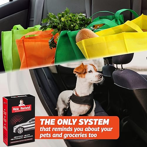Miniatura 3 de Alarma de coche  Sistema de recordatorio de asiento trasero  Alarma recordatorio de asiento de coche de bebé  Perfecto para niños y mascotas (debe