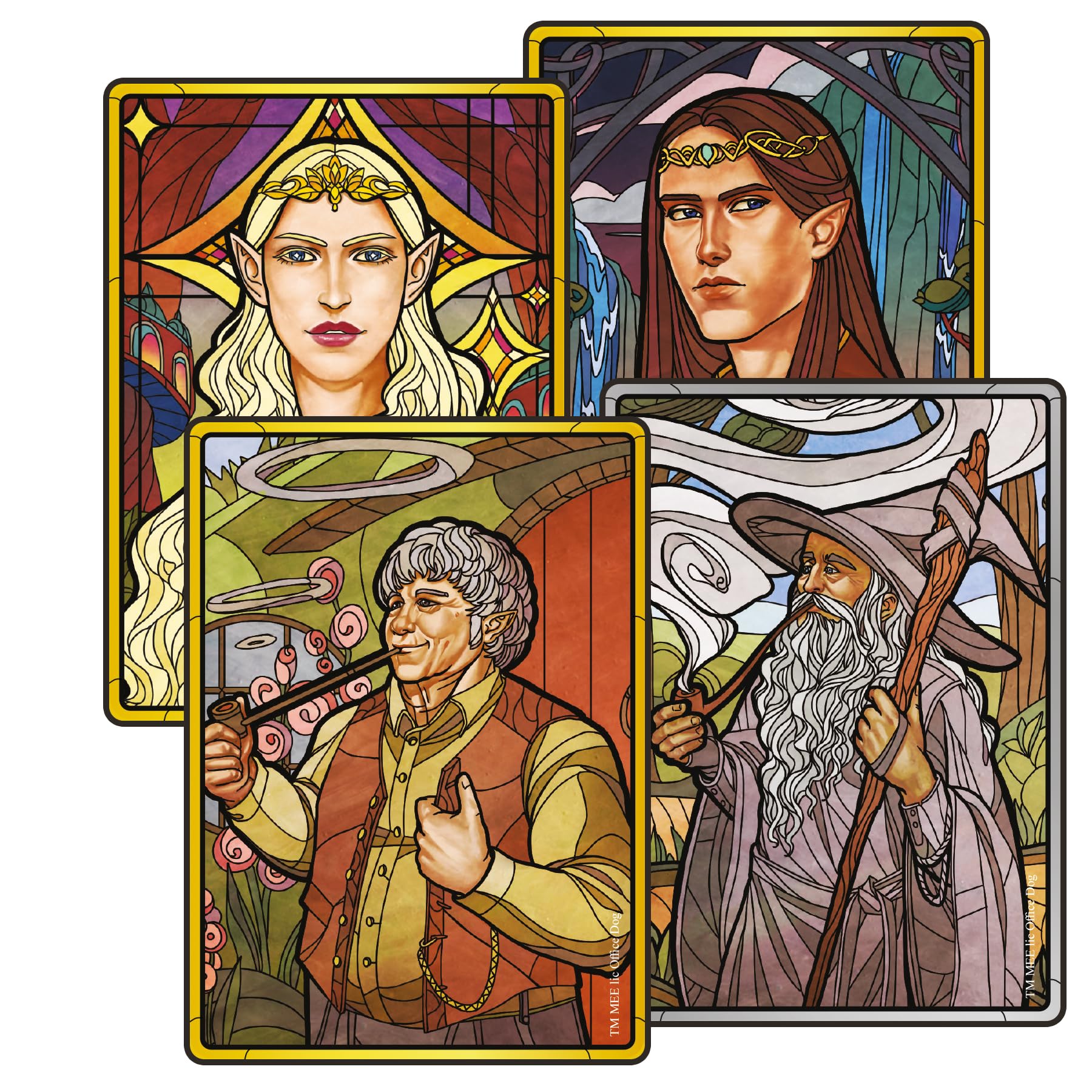 Asmodee - Office Dog - LE SEIGNEUR DES ANNEAUX : LA COMMUNAUTE DE L'ANNEAU JEU DE PLIS - Jeu de cartes coopératif, Jeu de stratégie pour adultes et enfants dès 10 ans, 1 à 4 Joueurs, 20 Min - Français