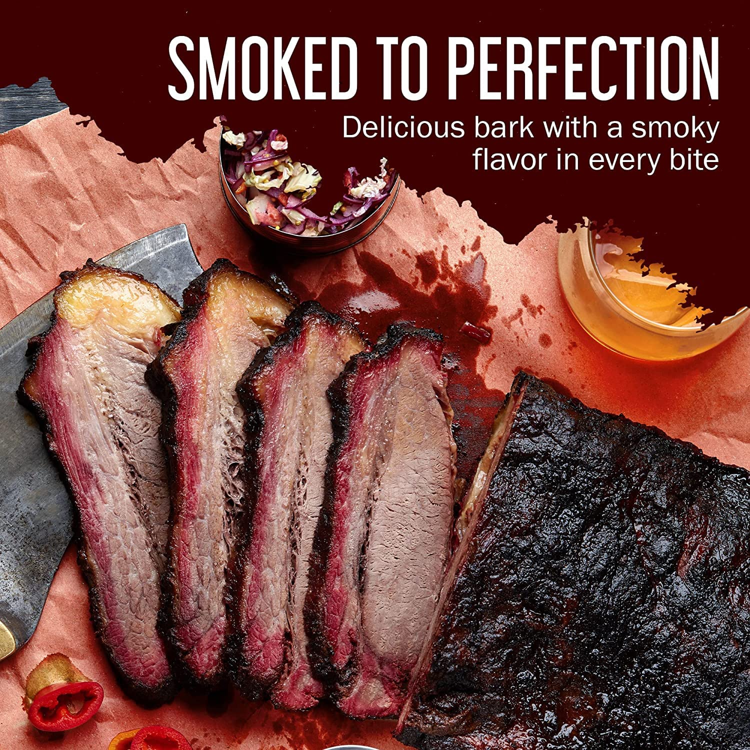 Pink Butcher Paper Roll - 24 Inch by 175 Foot Roll of Food Grade Peach Butcher Paper for Smoking Meat - Unbleached, Unwaxed and Uncoated Kraft Paper Roll - Made in the USA : Industrial & Scientific