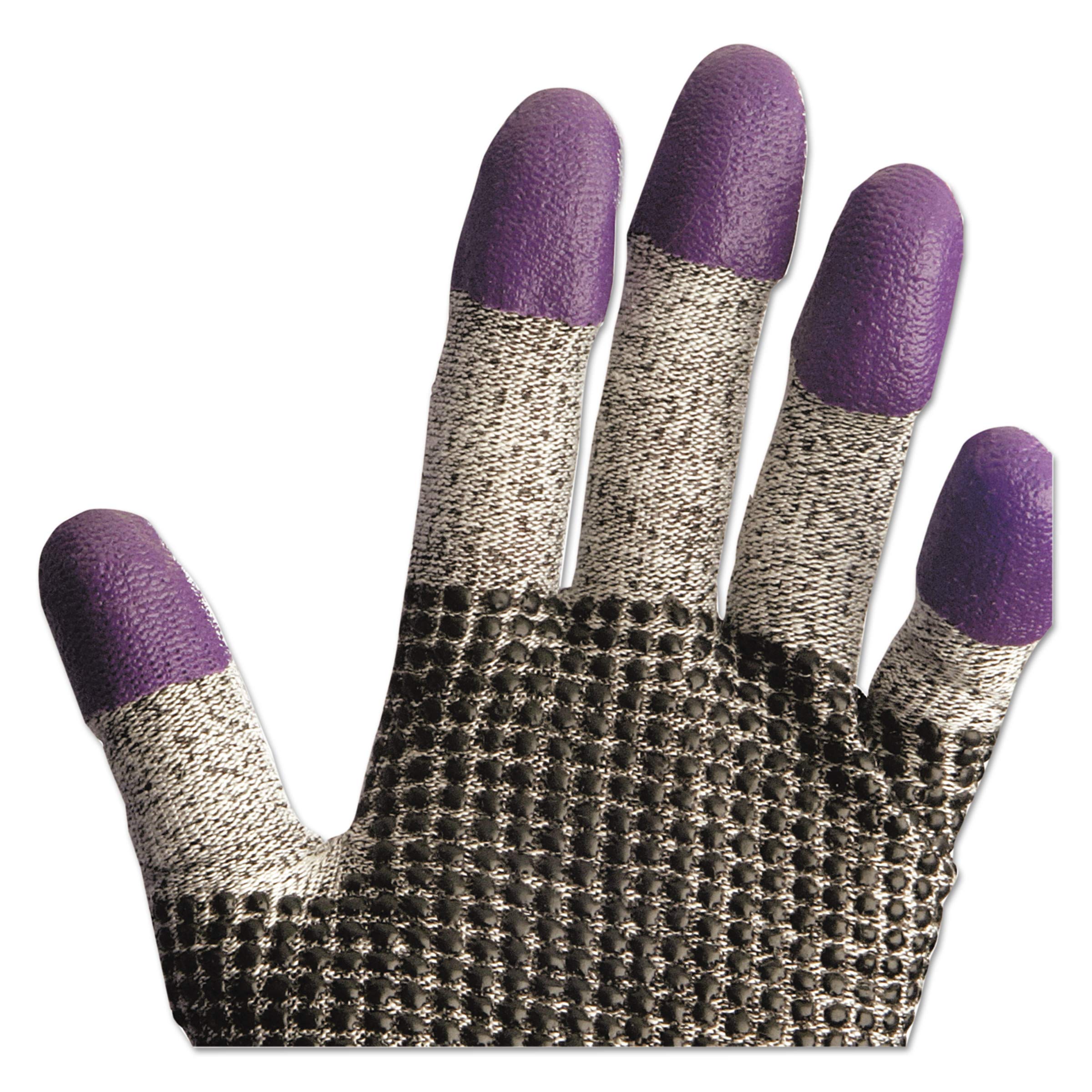 KLEENGUARD 97432CT G60 Purple Nitrile Gloves, 240mm Length, Large/Size 9, Black/ Purple (Case of 12 Pairs)