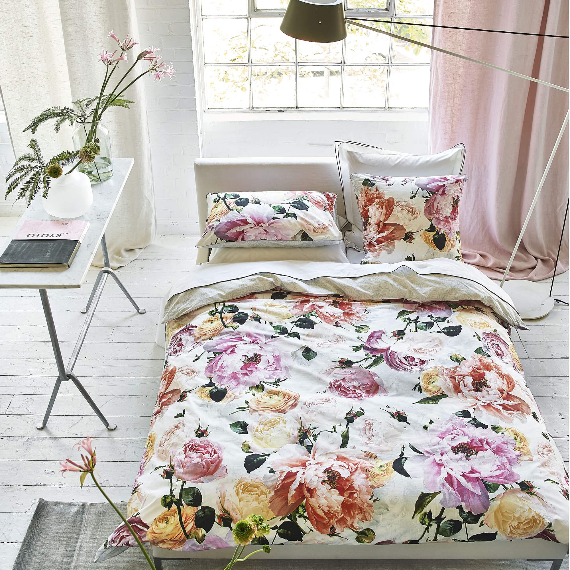 Housse de couette Designers Guild en coton haut de gamme
