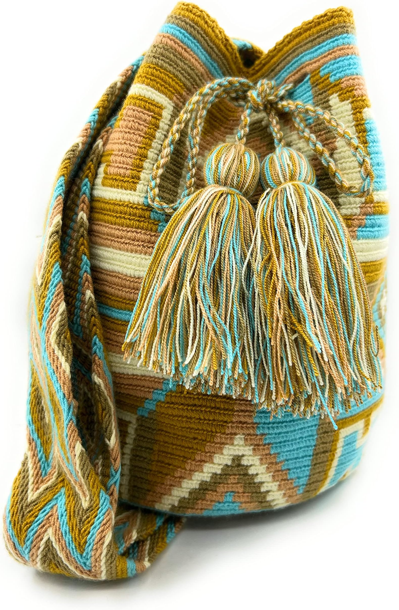 Wayuu Backpack, Handmade Colombian Handbags, Both for Women and Men.