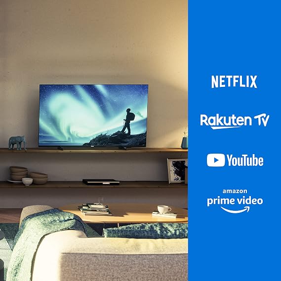 Philips 55PUS7506/12 55-Inch TV 4K LED TV | UHD & HDR10+ | Dolby Vision & Dolby Atmos | SAPHI