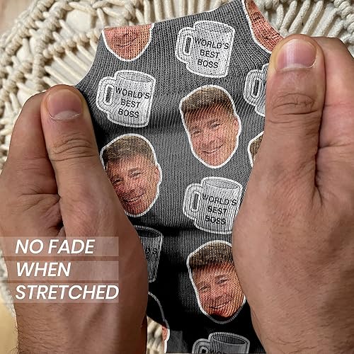 Miniatura 6 de UNDSPTD Calcetines personalizados para cualquier ocasión, regalo de ocasión calcetines personalizados con caras