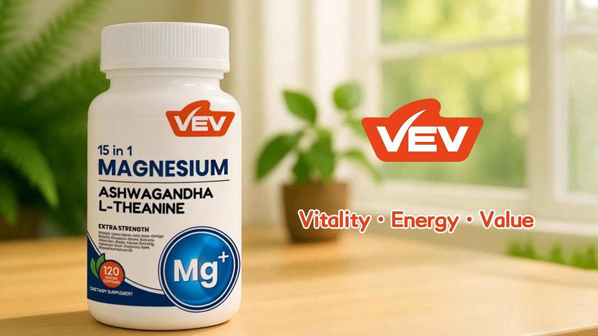 Amazon.com: VEV Magnesium Complex for Women – DeepCalm 15-in-1