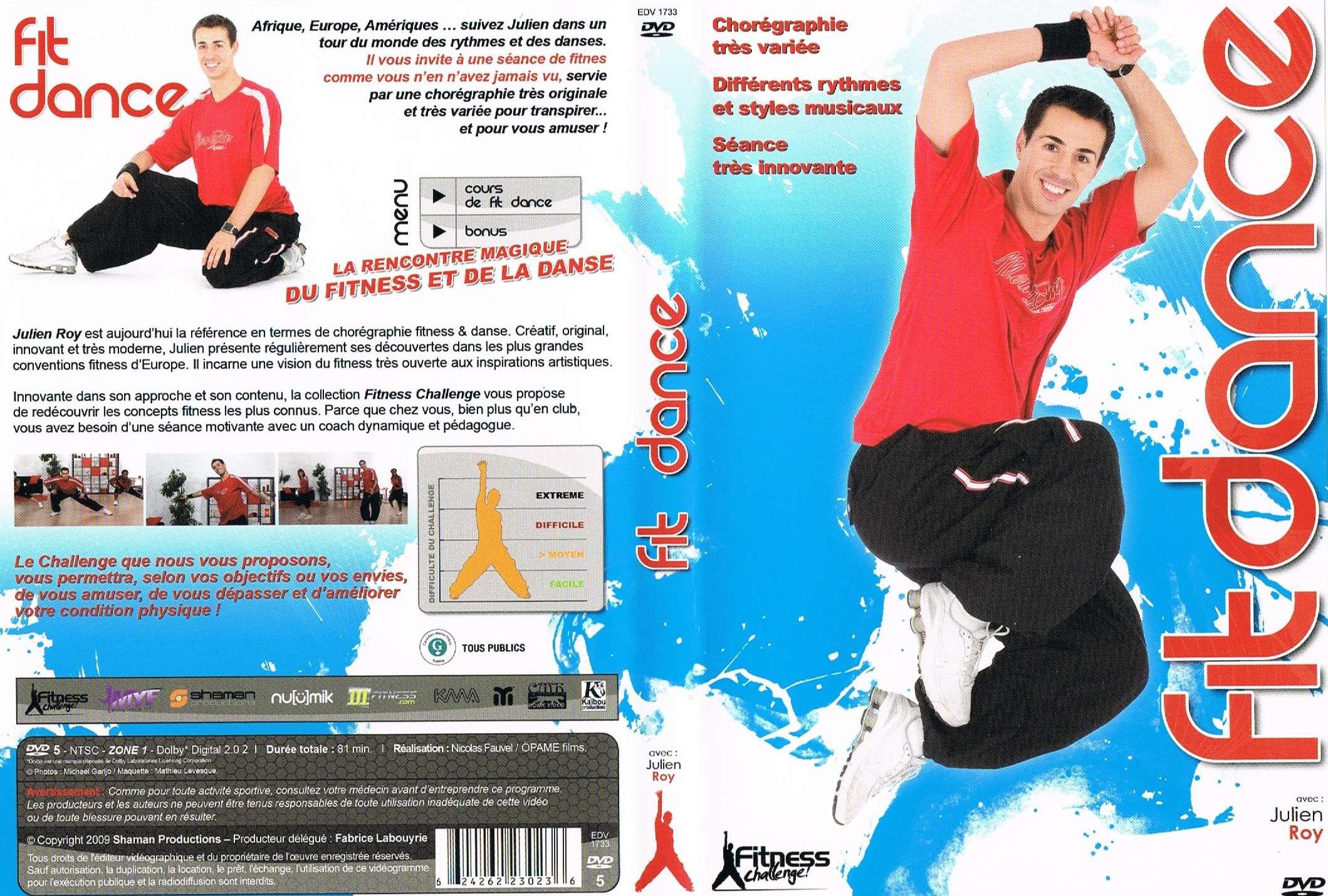 Fit Dance avec Julien Roy (Version Francaise seulement, aucun sous-titres) [DVD]